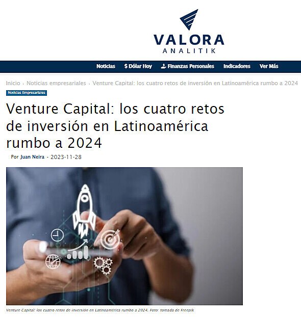 Venture Capital: los cuatro retos de inversin en Latinoamrica rumbo a 2024